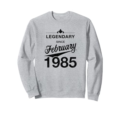 Consigue Promoción ahora 40 cumpleaños Nacido en Febrero 1985 Vintage 40 años Sudadera Ofertas 2024 | regaloscumple.com
