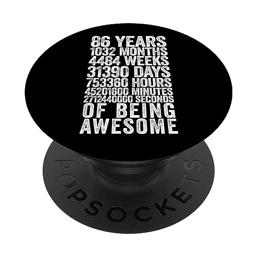 Comprar Divertida camisa cumpleaños 86 Old Meter Funny 86 Year Catálogo Old Gifts PopSockets PopGrip Intercambiable Rebajas 2025 | regaloscumple.com