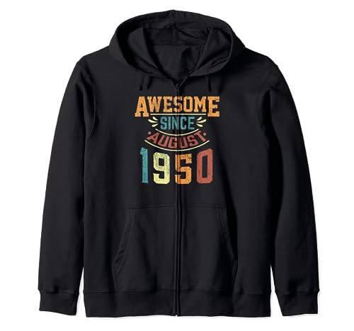 Comprar Impresionante desde Agosto 1950 Nacido en Agosto 1950 cumpleaños Sudadera con Capucha Top Cumpleaños Precio 2024 | regaloscumple.com