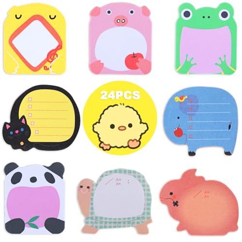 Comprar Notas Adhesivas Animales para Bolsas Fiestas 24 Paquetes Bloc Cumpleaños Notas con Diseños Animales Dibujos Animados para Niños Blocs Notas Adhesivas para el Hogar Oficina y para Niños. Ofertas 2025 | regaloscumple.com