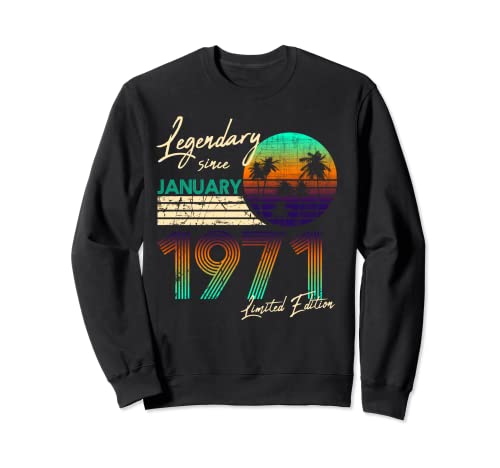 Comprar Nées En 1971 - Enero regalo cumpleaños 50 Navidad años diseño vintage Sudadera Rebajas 2024 | regaloscumple.com