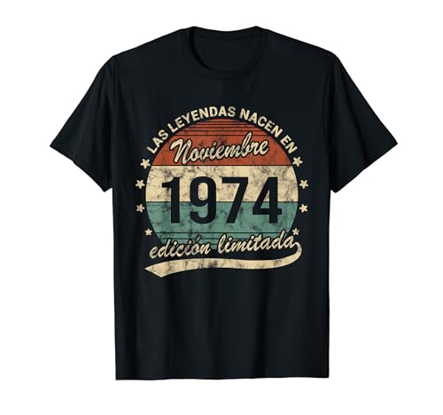 Oferta 50 Cumpleaños Leyendas Noviembre Retro