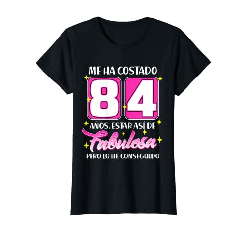 Comprar Mujer 84 Años Fabulosa Cumpleaños 84 Camiseta Regalos Top Precio 2025 | regaloscumple.com