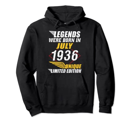 Comprar Cumpleaños Julio 1936 Edición Limitada Regalo Legend July Sudadera con Capucha BlackFriday Top Precio 2024 | regaloscumple.com