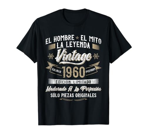 Comprar 64 Cumpleaños 64 Años Hombre Vintage 1960 Regalo BlackFriday Camiseta Top Precio 2024 | regaloscumple.com