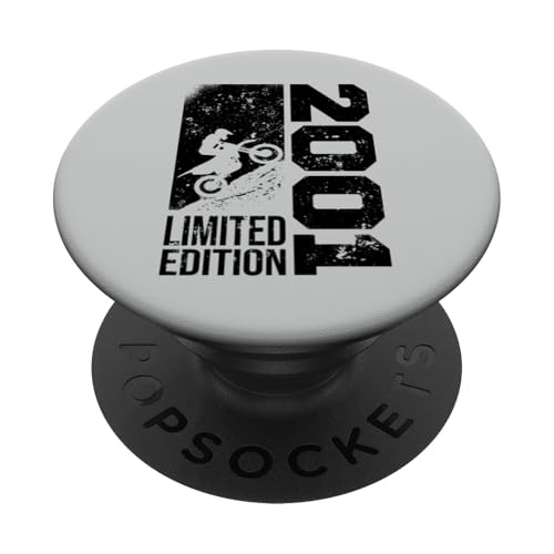 Comprar Cumpleaños Motocicleta Cumpleaños nacido en 2001 Pit-bike Motocross PopSockets PopGrip Intercambiable Ofertas 2024 | regaloscumple.com