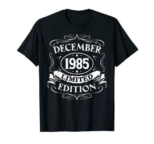 Consigue ahora Diciembre 1985 Edición Limitada Regalo Nacido En Navidad Diciembre 1985 Camiseta Top Precio 2025 | regaloscumple.com