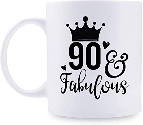 Consigue ahora Taza café divertida Taza té 90.o Regalos cumpleaños para mujeres - 1929 Regalos cumpleaños para mujeres 90 años Regalos cumpleaños Taza café Regalos para mamá esposa amiga hermana ella Ofertas 2024 | regaloscumple.com