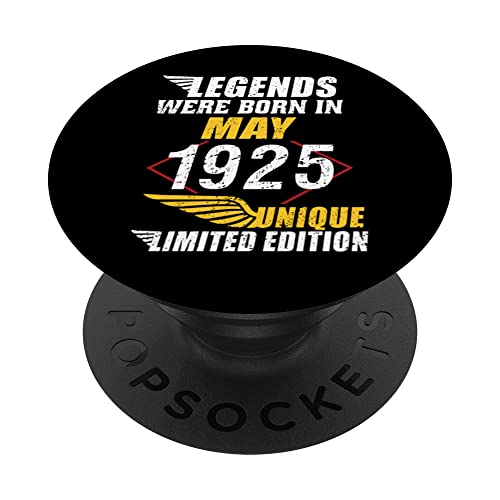 Oferta Cumpleaños 1925 Limitada Legend PopSockets Intercambiable