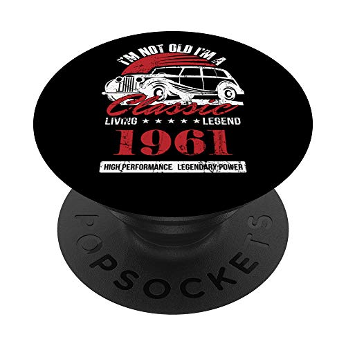 Comprar Impresionante edición 1961 regalo cumpleaños Catálogo 62 años PopSockets PopGrip Intercambiable Ofertas 2024 | regaloscumple.com