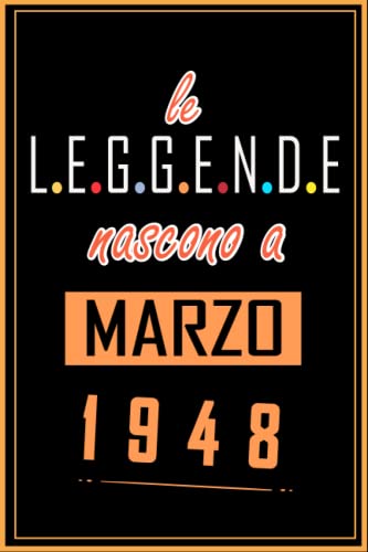 Comprar TACCUINO LE Regalos LEGGENDE NOSCONO A MARZO 1948: Regali Compleanno uomo e donna 75 Anni di Compleanno Regalo uomo e donna 75 Anni Regalo per lui/lei Taccuino da 120 pagine Top Precio 2024 | regaloscumple.com