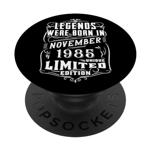 Consigue ahora Cumpleaños Noviembre 1985 Edición Limitada Regalo Vintage PopSockets PopGrip Intercambiable Top Cumpleaños Precio 2024 | regaloscumple.com
