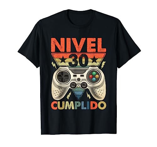 Consigue ahora Nivel 30 Cumplido Cumpleaños 30 Catálogo Años Camiseta Ofertas 2024 | regaloscumple.com