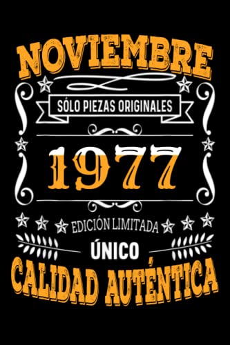 Comprar CUADERNO NOVIEMBRE 1977 45 Años Siendo Genial: Regalo 45 cumpleaños para mujeres y hombres ideas 45 Catálogo cumpleaños Regalo un cumpleaños divertido Regalo regalo 45 cumpleaños para él/ella. Ofertas 2024 | regaloscumple.com