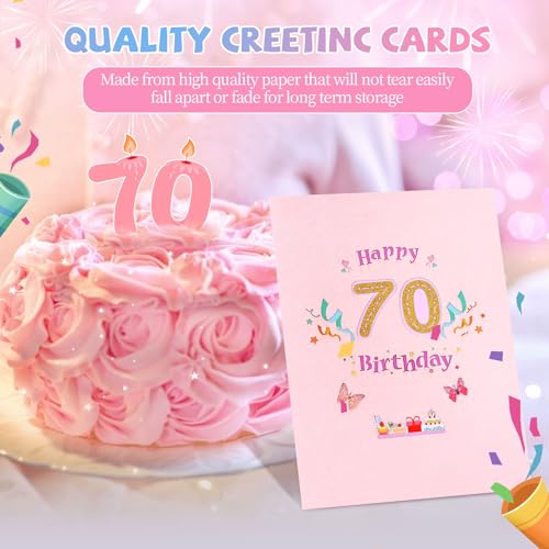Oferta Flash Tarjeta 70 tarjetas desplegables, tarjeta cumpleaños, felicitación con mujeres,