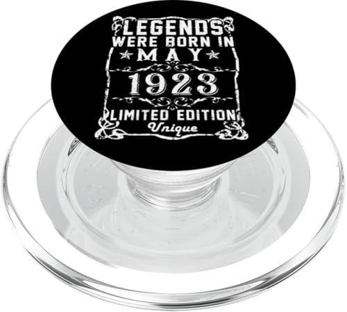 Comprar Cumpleaños Mayo 1923 Edición Limitada Regalo Legend May Ideas para regalar PopSockets PopGrip para MagSafe Ofertas 2024 | regaloscumple.com
