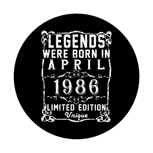 Dónde comprar en España Cumpleaños Abril 1986 Edición Limitada Regalo April PopSockets PopGrip Intercambiable