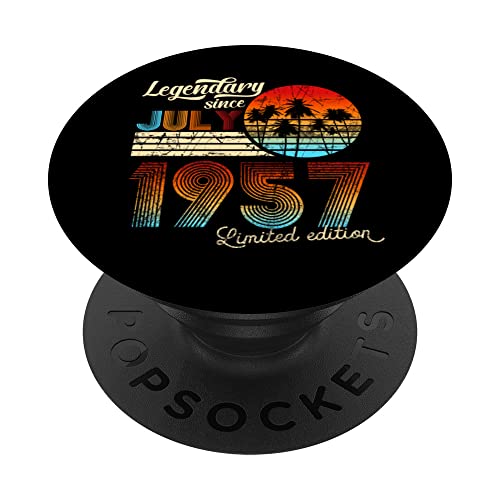 Comprar Cumpleaños Legendario Desde Promoción Julio De 1957 Regalo. PopSockets PopGrip Intercambiable Ofertas 2024 | regaloscumple.com