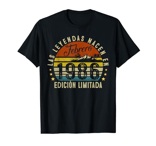 Oferta 38 Cumpleaños Las Nacen Febrero Camiseta