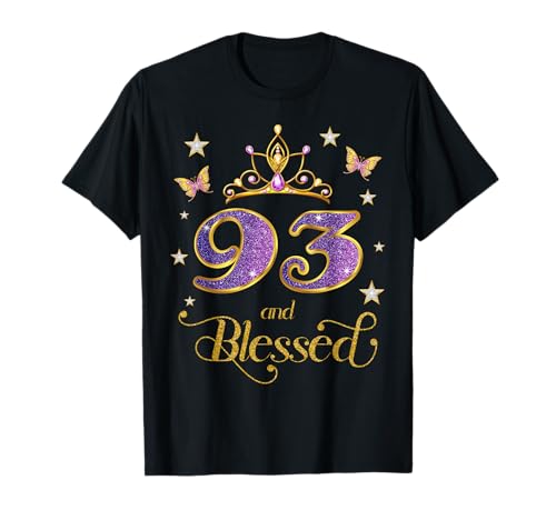 Comprar 93 y Beato 93 Años Cumpleaños 93 Camiseta BlackFriday Rebajas 2025 | regaloscumple.com