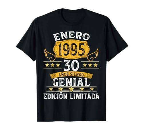 Comprar 30 Años Cumpleaños Hombre 1995 Las Leyendas Nacen Enero 1995 Camiseta Ideas para regalar Top Precio 2025 | regaloscumple.com