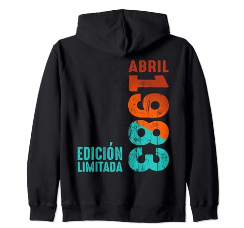 Consigue ahora Edición limitada Abril 1983 Retro Cumpleaños 1983 Vintage 1983 Sudadera con Capucha Top Precio 2024 | regaloscumple.com