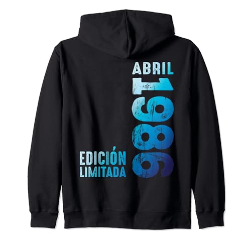 Comprar Edición limitada Abril 1986 Retro Regalos 1986 Vintage 1986 Sudadera con Capucha Ofertas 2024 | regaloscumple.com