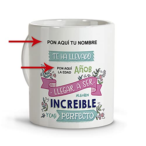 Comprar Cumpleaños LolaPix Taza cumpleaños. Tazas personalizadas. Tazas desayuno originales. Varios diseños. CUMPLEAÃ‘OS INCREIBLE Ofertas 2024 | regaloscumple.com