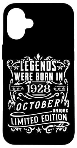 Consigue ahora Carcasa para iPhone 16 Plus Cumpleaños Octubre 1928 Edición Limitada Regalo Used Vintage BlackFriday Rebajas 2024 | regaloscumple.com