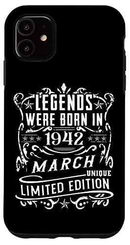 Consigue ahora Carcasa para iPhone 11 Cumpleaños Cumpleaños Marzo 1942 Edición Limitada Regalo March 1942 Ofertas 2025 | regaloscumple.com