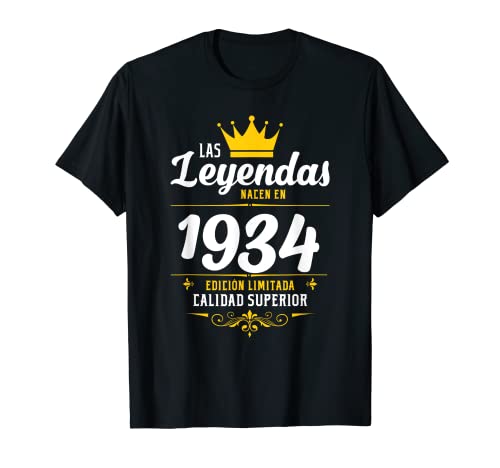 Oferta Leyendas Años Hombre Nacen 1934