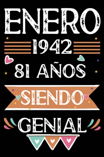 Consigue ahora CUADERNO Enero 1942 81 Años Siendo Genial: Libro visitas cuaderno 110 páginas Catálogo felicitaciones idea regalo regalo Para la esposa novia mujer La madre Rebajas 2024 | regaloscumple.com