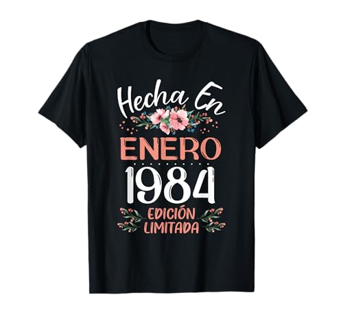 Comprar Regalos Hecha En Enero 1984 Mujer Regalo 40 Años Cumpleaños Camiseta Ofertas 2024 | regaloscumple.com