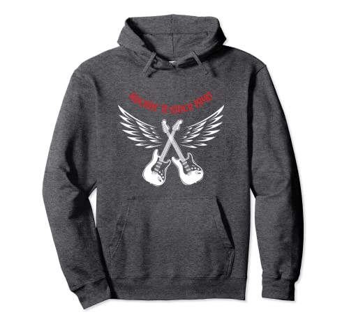 Comprar Guitarra eléctrica metal rock guitarrista cumpleaños 1940 Catálogo Sudadera con Capucha Rebajas 2024 | regaloscumple.com