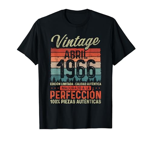 Oferta Abril Vintage 58 Cumpleaños Camiseta