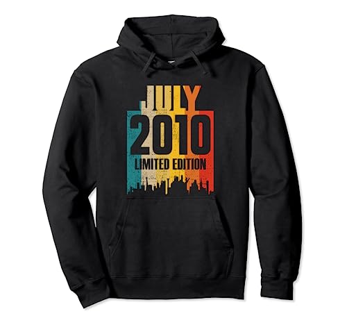 Consigue ahora Julio 2010 14 Años Cumpleaños Edición Limitada Catálogo Vintage Sudadera con Capucha Rebajas 2024 | regaloscumple.com