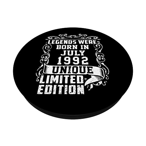 Mejores precios Cumpleaños Julio 1992 Edición Limitada Regalo Legend July PopSockets PopGrip Intercambiable