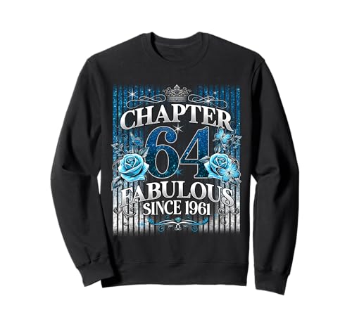 Consigue ahora Womens Chapter 64 Fabulous Since Catálogo 1961 64th Birthday Design Sudadera Ofertas 2025 | regaloscumple.com