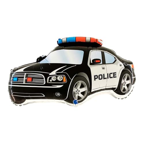 Comprar Globo con Forma superestructura Coche Negro Regalos policía 37 "- Globos cumpleaños para niños Top Precio 2025 | regaloscumple.com