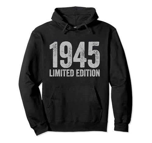 Comprar Cumpleaños 1945 Ideas para regalar Sudadera con Capucha Top Precio 2024 | regaloscumple.com