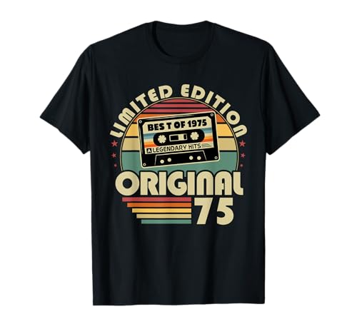 Comprar Original 1975 50 cumpleaños hombres mujeres regalo Cumpleaños vintage Camiseta Rebajas 2025 | regaloscumple.com