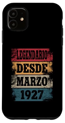 Consigue ahora Carcasa para iPhone 11 Legendario Desde Marzo BlackFriday 1927 - Cumpleaños 97 Años Rebajas 2024 | regaloscumple.com