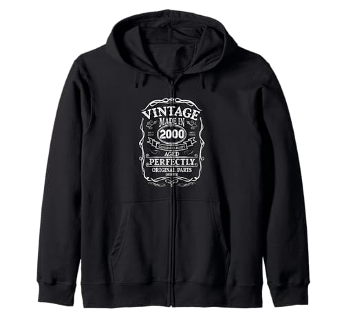Consigue ahora 24 cumpleaños Navidad edición retro limitada nacida en 2000 Sudadera con Capucha Top Precio 2024 | regaloscumple.com