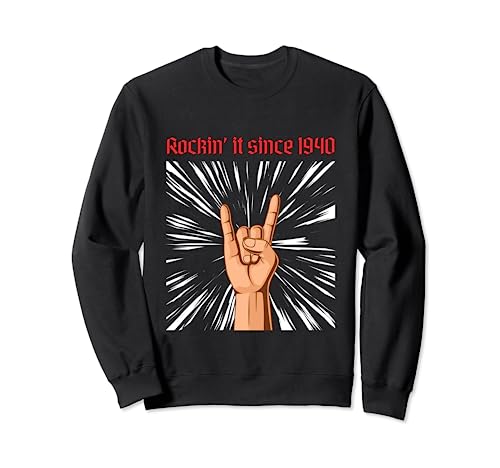 Consigue ahora Guitarra eléctrica metal rock guitarrista cumpleaños 1940 Sudadera Catálogo Top Precio 2024 | regaloscumple.com