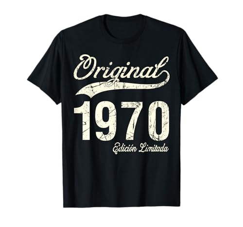 Consigue ahora Original Cumpleaños 1970 Edición Limitada Cumpleaños 54 Años Camiseta Ofertas 2024 | regaloscumple.com