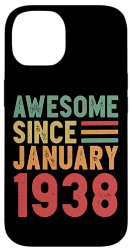Consigue Cumpleaños ahora Carcasa para iPhone 14 Impresionante regalo 90 cumpleaños desde enero 1938 Rebajas 2025 | regaloscumple.com