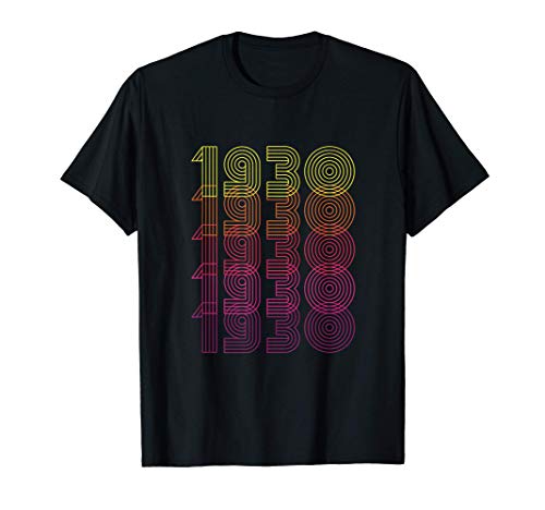 Consigue ahora Retro Cumpleaños Regalo Cumpleaños Mujeres Vintage Clásico 1930 Camiseta Rebajas 2025 | regaloscumple.com