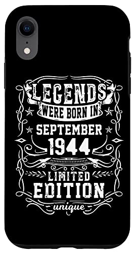 Comprar Carcasa para iPhone XR Cumpleaños Septiembre 1944 Edición Limitada Ideas para regalar Regalo Vintage Top Precio 2024 | regaloscumple.com