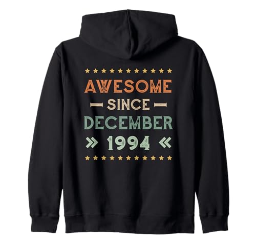 Consigue ahora Awesome Since December 1994 Birthday Design Sudadera con Catálogo Capucha Ofertas 2025 | regaloscumple.com