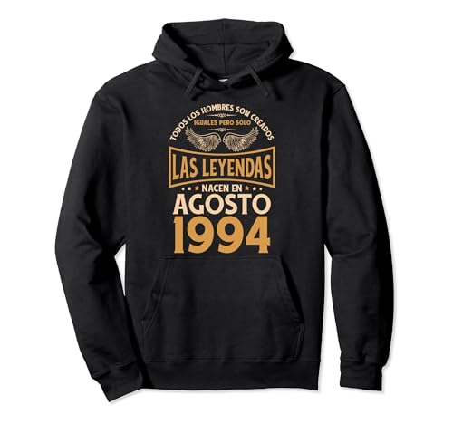 Comprar Cumpleaños Hombre Regalos Las Leyendas Agosto 1994 Regalos Sudadera con Capucha Top Precio 2025 | regaloscumple.com